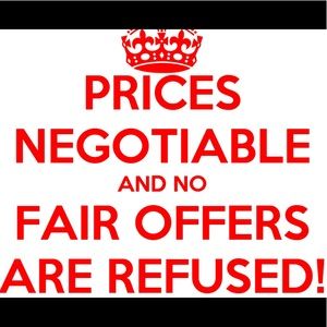 Like something you see but not the price? Hit that offer button! I am fair ⬇️